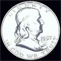 1957-D Franklin Half Dollar UNCIRCULATED
