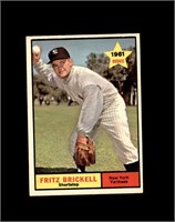 1961 Topps #333 Fritz brickell EX to EX-MT+