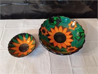 Spanish Style Sunflower Bowls