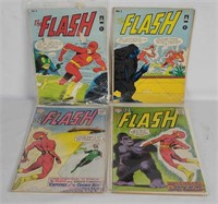 4 Vtg The Flash Comics #127, 131 Etc.