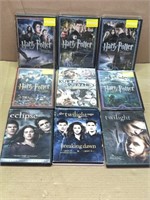 SEALED PROMO HARRY POTTER DVDs & TWILIGHT SERIES