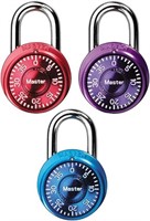 Master Lock Padlock, Mini Dial Combination Lock, 1