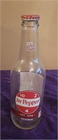 Vintage Dr Pepper Glass Bottle