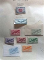 US Air postage stamps