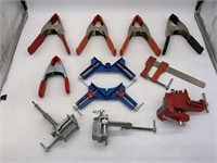 ASSORTED FURNITURE CLAMPS