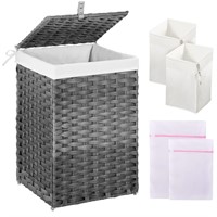Greenstell Laundry Hamper with Lid, 60L Clothes Ha