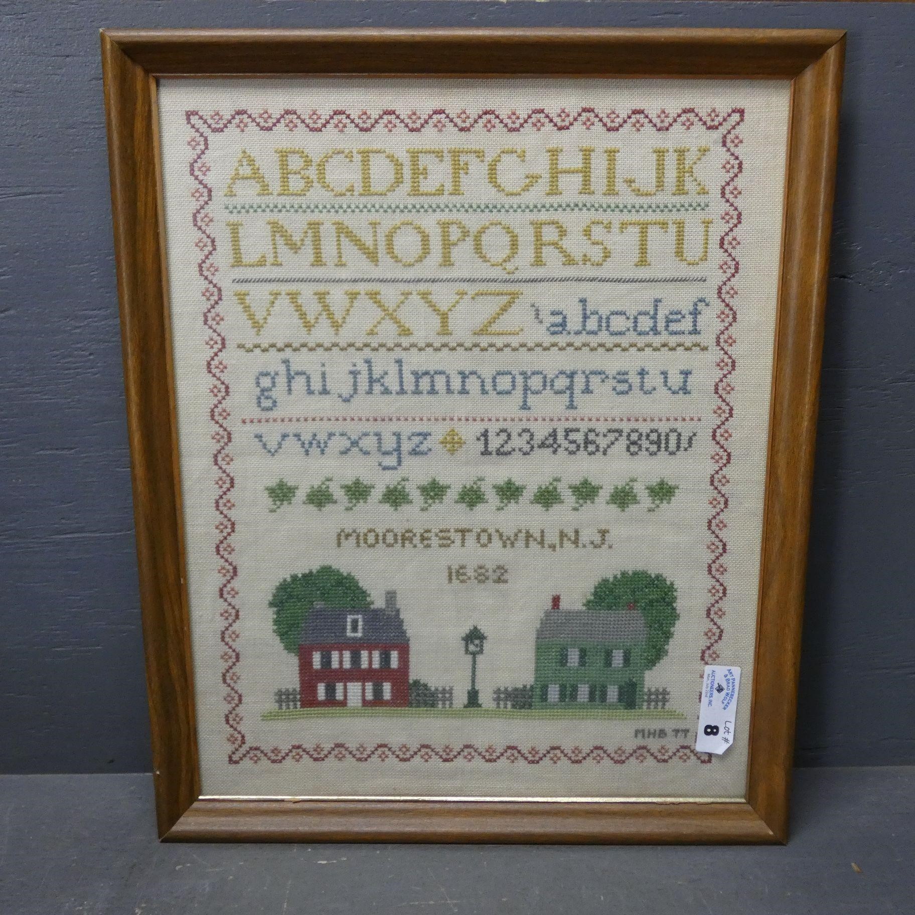 Antique ABC Cross Stitch Sampler