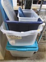 4-- STORAGE TUBS