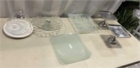 Lot of 6 Cake Plates