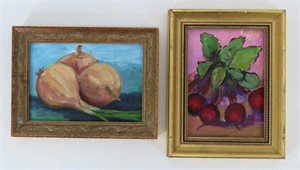 Framed Vegetable Paintings