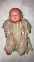 Antique jointed celluloid baby doll 8’’ H