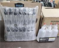 Large lot of assorted plastic bottles