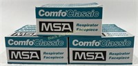 (3) New MSA ComfoClassic Respirator Face piece