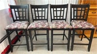 4 Counter Height Stools.  NO SHIPPING
