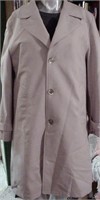 MEN'S NWOT FELLINI CLASSIC TRENCH COAT 40R