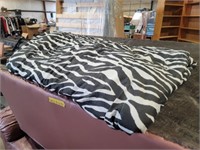 Queen Size Zebra Blanket