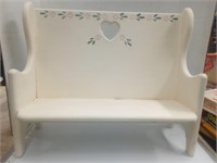 Small decorative bench