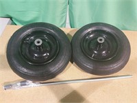 True Temper, 14" Wheel Barrow Replacment Wheels, 2