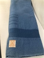 VINTAGE LIGHT BLUE HUDSON'S BAY BLANKET