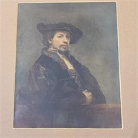 Rembrandt Self-Portriat Framed