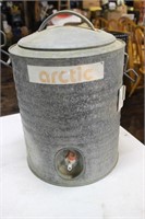 Vintage Galvanized Steel Water Cooler