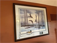 Kevin Snelling Signed Duck Print