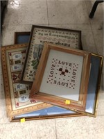 5cnt Framed Cross Stitch Pictures