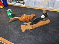 Carved Duck & Goose Wall Hanger