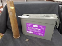 Brass Casing, Winchester Ammo Box