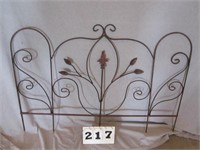 Wrought iron fence piece