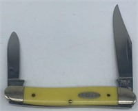 Case XX USA 1 Dot Yellow Handle, Made in 1979