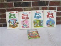 4 Disney Year Books