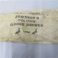 Johnsons's Folding goose decoys - w/bag/ 9 items