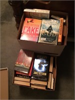 James Patterson 3 boxes of hardback & paper mixed