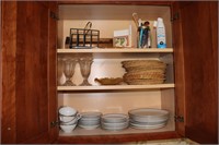 CONTENTS OF 2 KITCHEN CABINETS