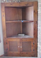 Large corner cupboard/entertainment center