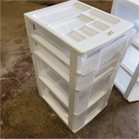 Plastic Storage Drawer Unit