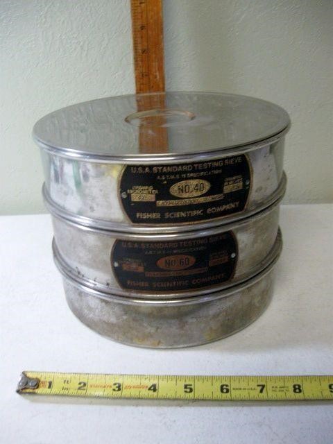 US Standard Testing Sieve No 40 and 60