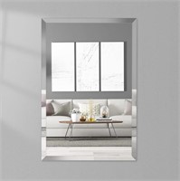 Frameless 16x24 Inch Beveled Mirror