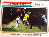 1974 Topps WS OAk VS NY GM 3 #474