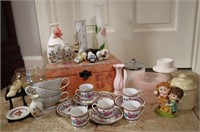 Figurines, Tea Cups, Vases++