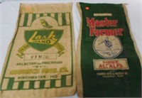 Lot of 2 Seed Bags