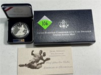 1997 Jackie Robinson Proof Commemorative Silver Do