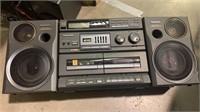 Panasonic portable stereo system with cassette