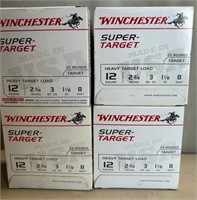 W - 4 BOXES WINCHESTER AMMUNITION (F21)