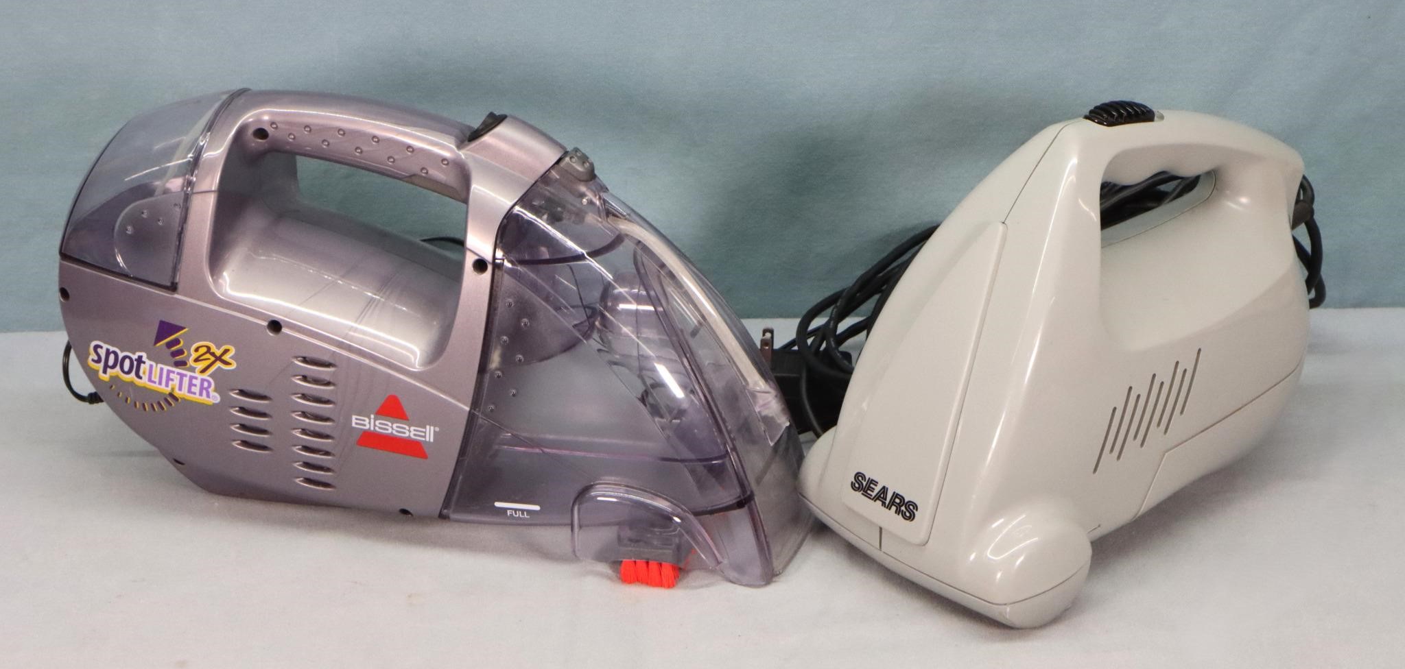 Bissell Spot Lifter + Sears Hand Vacuum