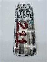 Steel Reserve Lager Advertising Sign 5.25in W x