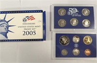 US MINT PROOF SET 2005