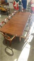 VICTORIAN MAHOGANY 13 PIECE DINING SUITE