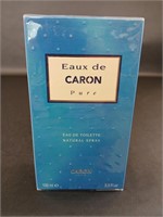 Unopened EAUX DE CARON PURE by Caron 3.3 oz Spray